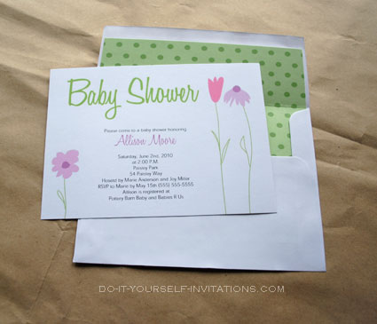 Do It Yourself Baby Shower Invitations Templates 5