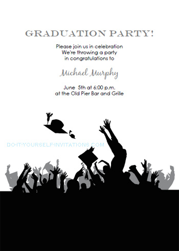 Free Print At Home Graduation Invitations 9