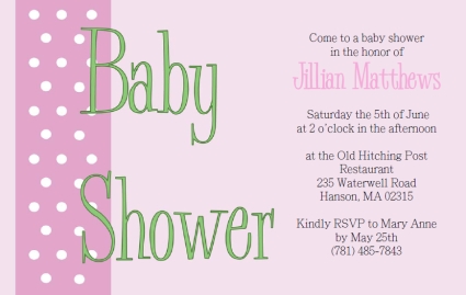 baby shower templates word