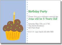 cupcake printable birthday invitations