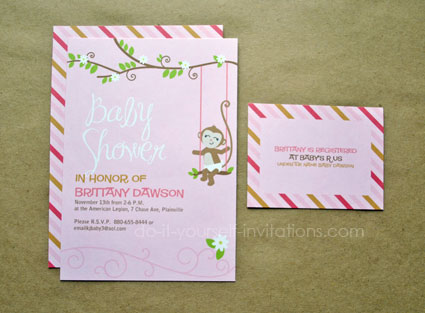 elephant baby shower invitations template