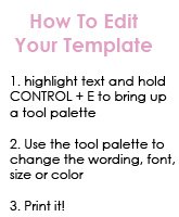 templates instructions